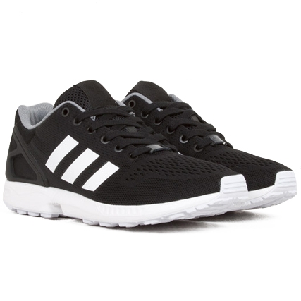 baskets adidas zx flux black white black b26301