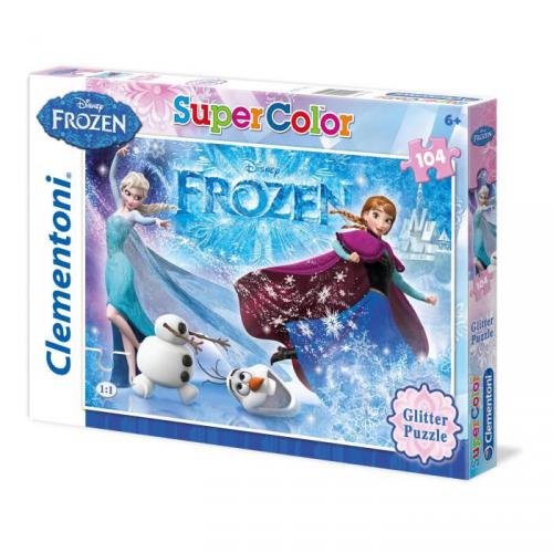 LA REINE DES NEIGES Puzzle Brillant 104 pi ces Clementoni